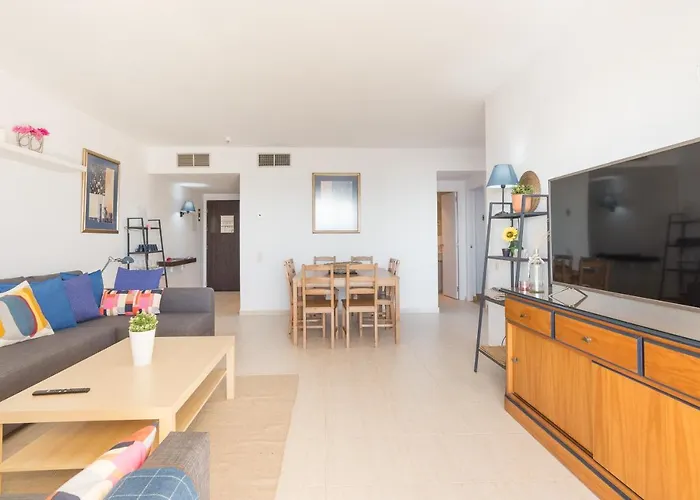 Apartamento Key-wise La Mar Sala Primera Linea De Playa Con Parking Incluido Y Piscinas